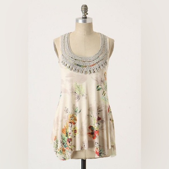 WESTON WEAR by‎ ANTHROPOLOGIE NWOT Country Quarters Tank - Picture 1 of 8